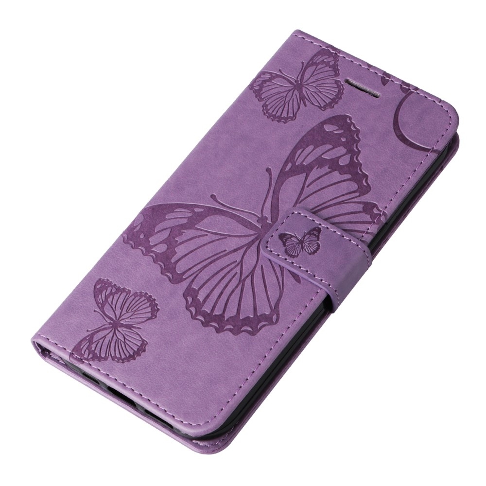 Big Butterfly knižkové puzdro na Huawei Nova Y61 - fialové