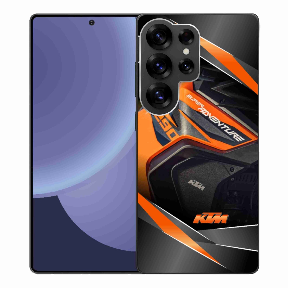 Gélový kryt mmCase na Samsung Galaxy S25 Ultra - motorka ktm