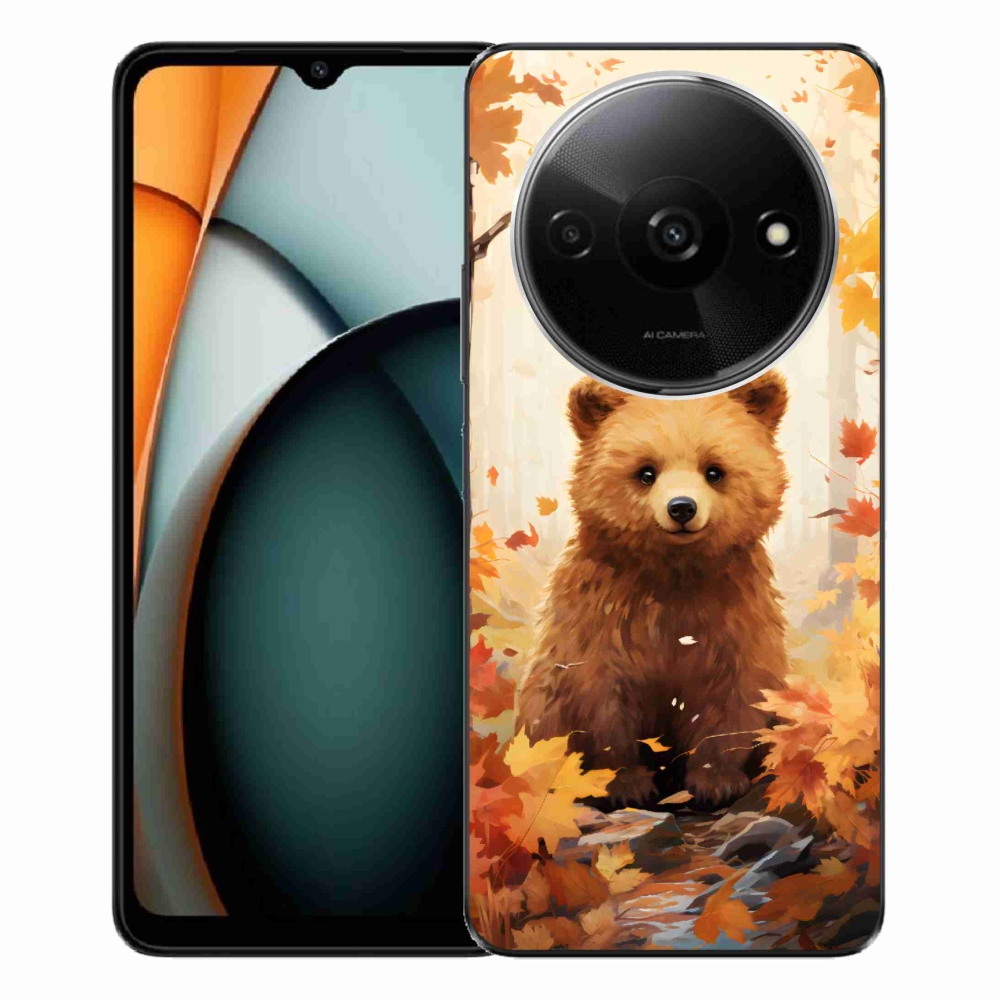 Gélový kryt mmCase na Xiaomi Redmi A3 - medveď v lese