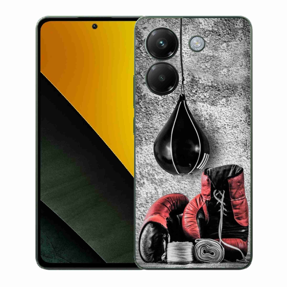Gélový kryt mmCase na Xiaomi Poco M7 Pro 5G - boxovacie vrece a rukavice