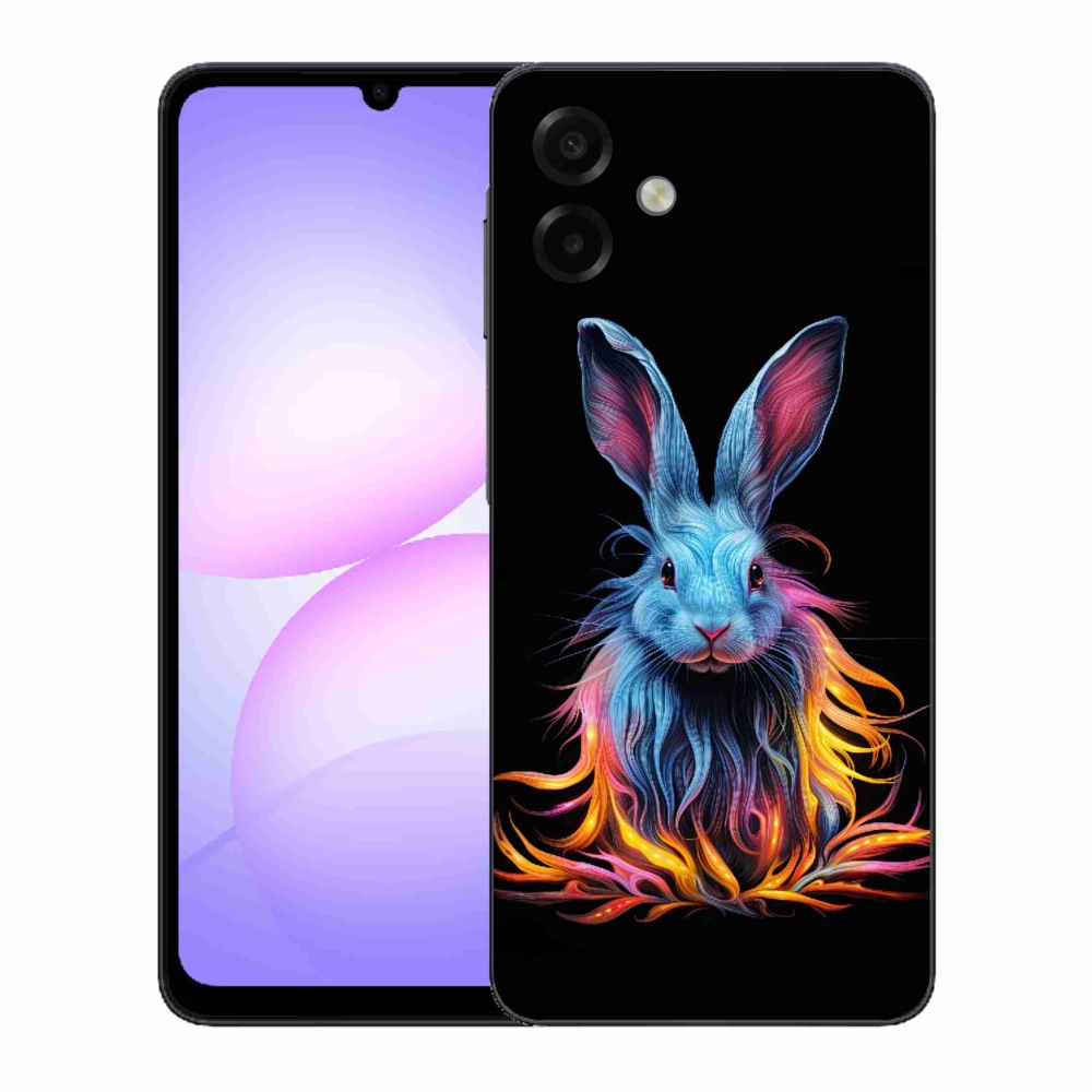 Gélový kryt mmCase na Samsung Galaxy A07 4G - abstraktný zajac