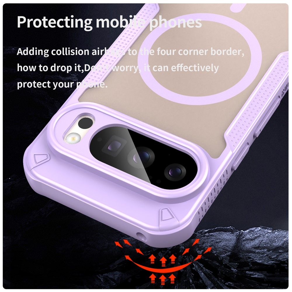 Froste odolný kryt s MagSafe na Google Pixel 10 Pro - fialový