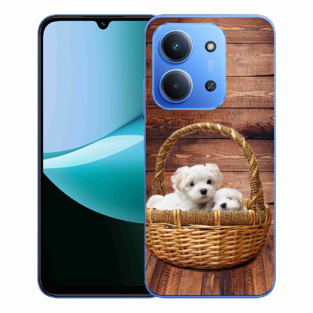 Gélový kryt mmCase na Xiaomi Redmi 15C 4G/5G (173mm) - šteniatka
