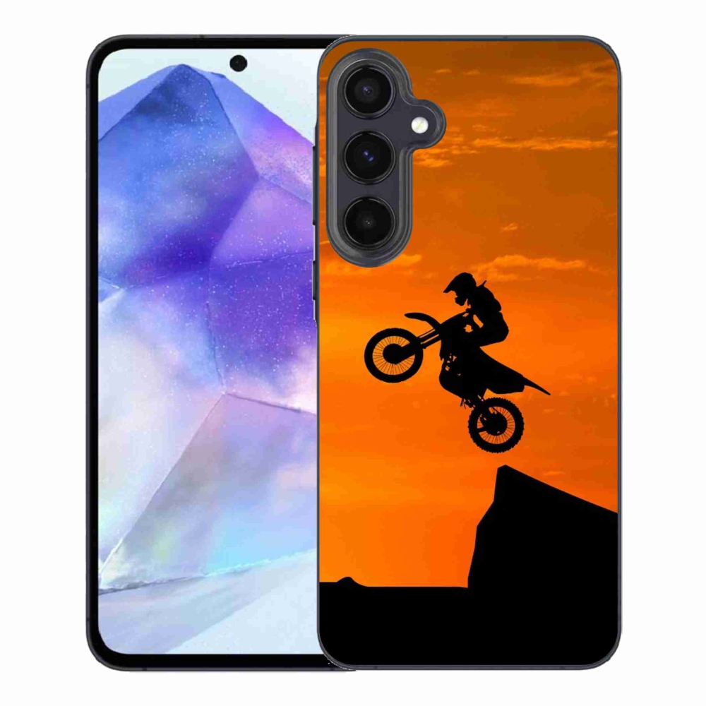 Gélový kryt mmCase na Samsung Galaxy A55 5G - motocross