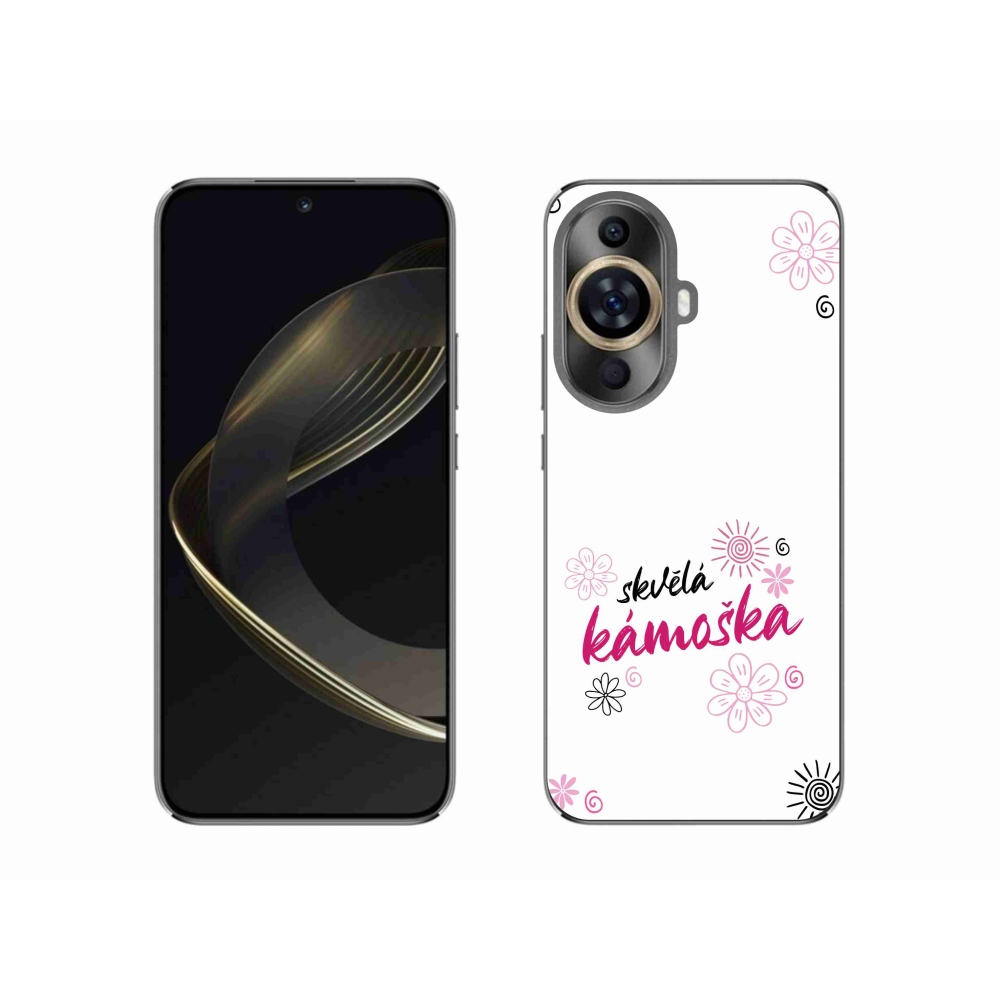 Gélový kryt mmCase na Huawei Nova 11 - skvelá kamoška biele pozadie