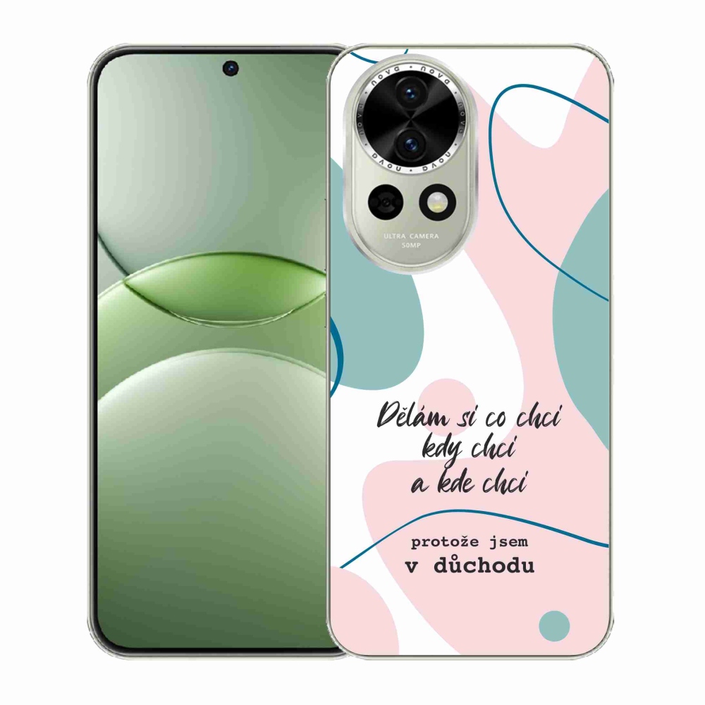 Gélový kryt mmCase na Huawei Nova 13 5G - vtipný text 10 biele pozadie