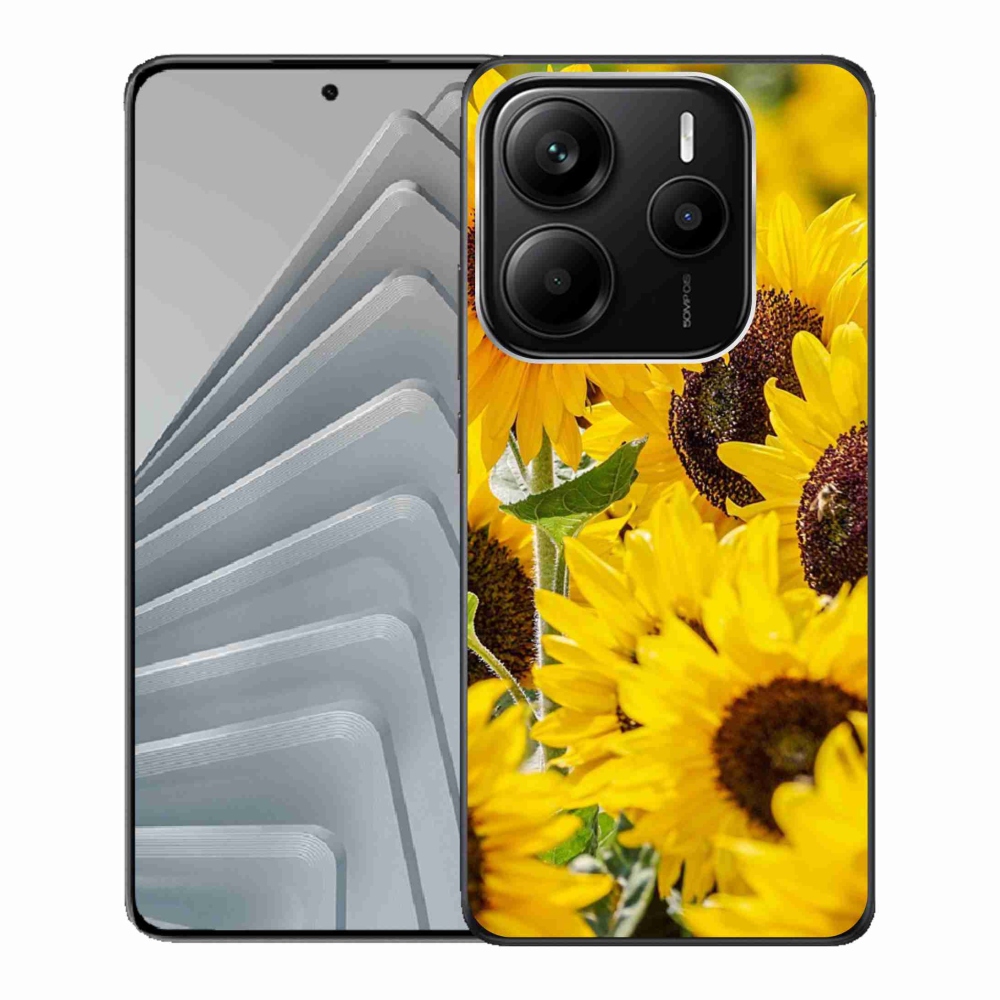 Gélový kryt mmCase na Xiaomi Redmi Note 14 5G - slnečnica