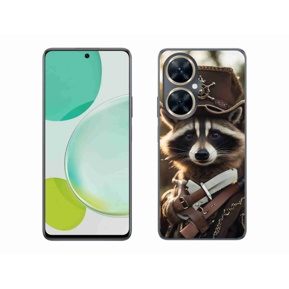 Gélový kryt mmCase na Huawei Nova 11i - mýval v uniforme