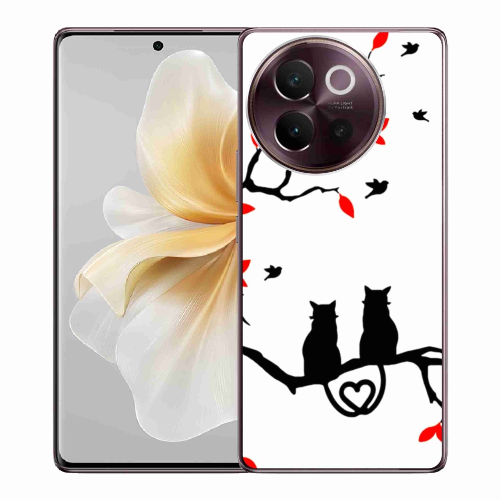 Gélový kryt mmCase na Vivo V40 Lite 5G - mačacia láska