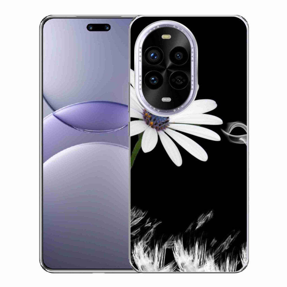 Gélový kryt mmCase na Huawei Nova 13 Pro 5G - biela kvetina