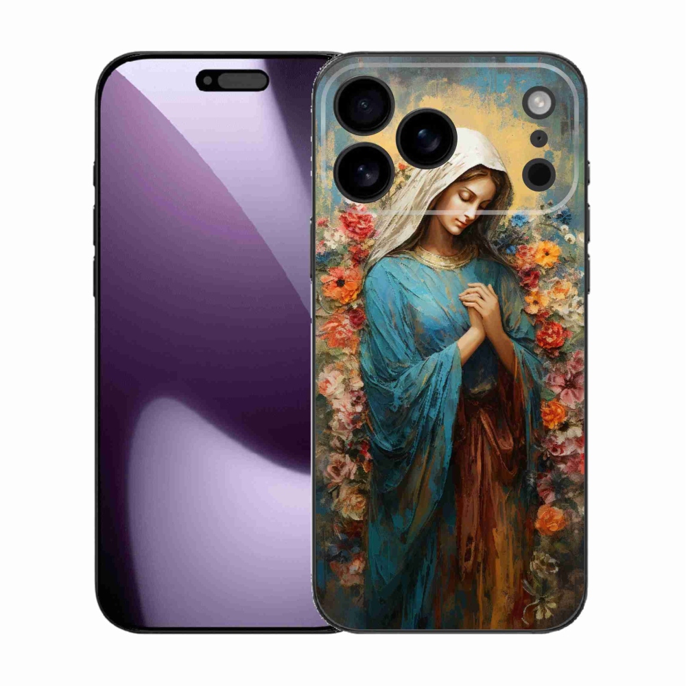 Gélový kryt mmCase na iPhone 17 Pro Max - svätá žena