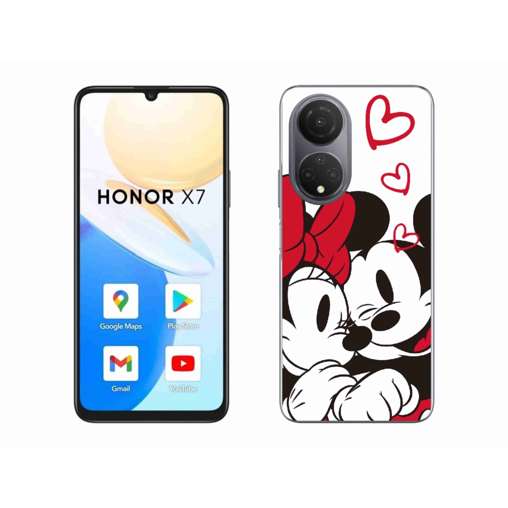 Gélový kryt mmCase na Honor X7 - mínnie a mickey