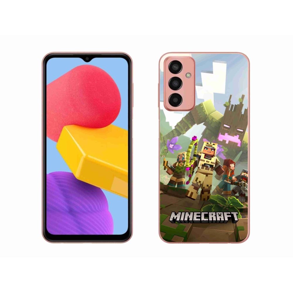 Gélový kryt mmCase na Samsung Galaxy M13 - minecraft 1