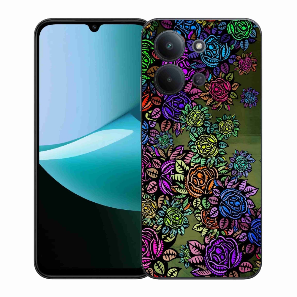 Gélový kryt mmCase na Xiaomi Redmi 15C 4G (171mm)/Poco C85 4G (171mm) - kvety 6