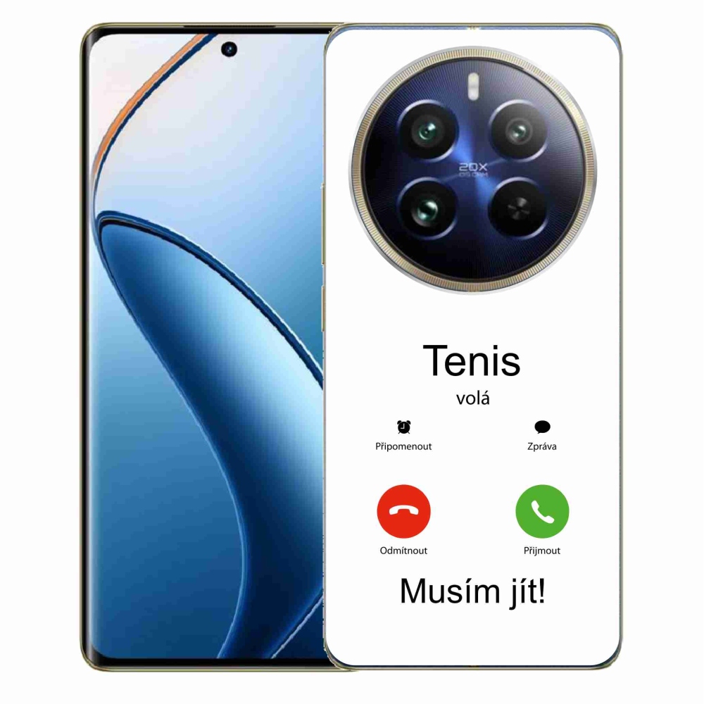 Gélový kryt mmCase na Realme 12 Pro 5G/12 Pro+ 5G - tenis volá biele pozadie