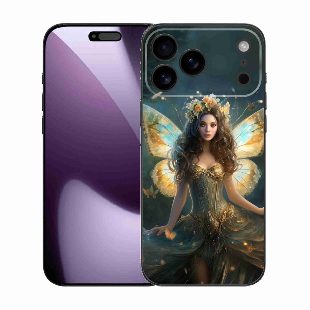 Gélový kryt mmCase na iPhone 17 Pro Max - motýlia žena