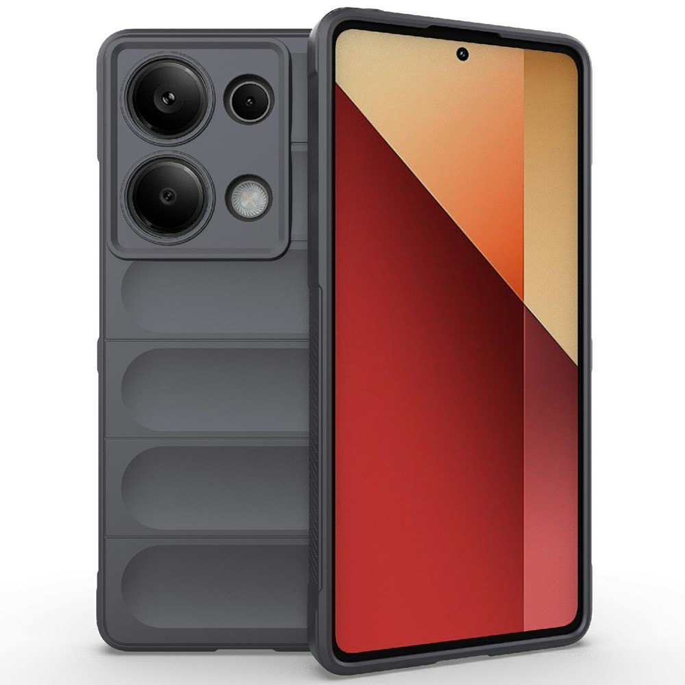 Rugg odolný gélový obal na Xiaomi Redmi Note 14S - tmavosivý