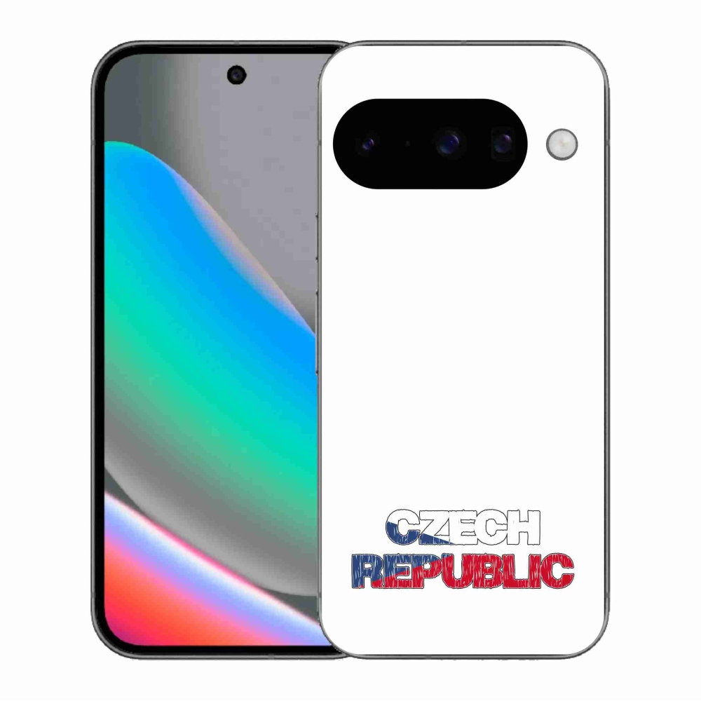Gélový kryt mmCase na Google Pixel 10 - Czech Republic biele pozadie