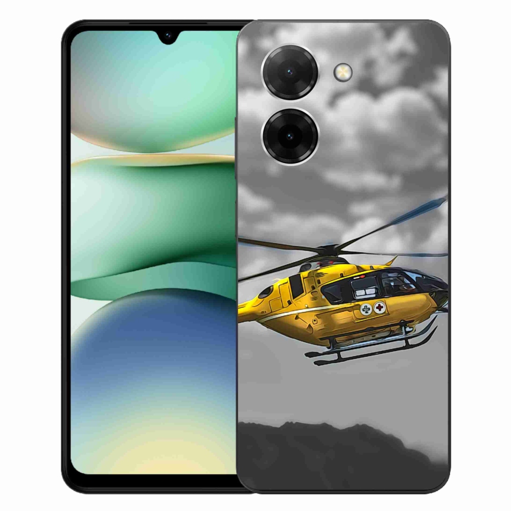 Gélový kryt mmCase na Xiaomi Redmi A5 - žltá helikoptéra