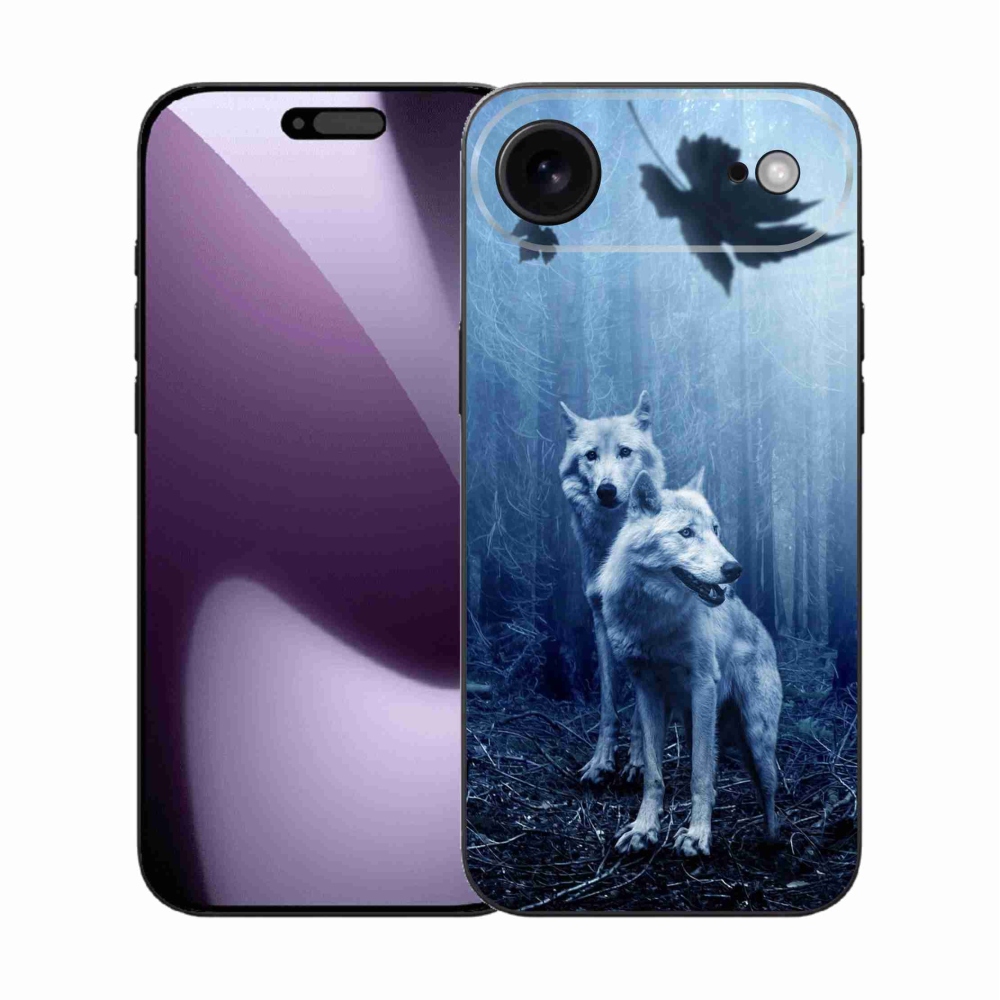 Gélový kryt mmCase na iPhone 17 Air - vlci v lese