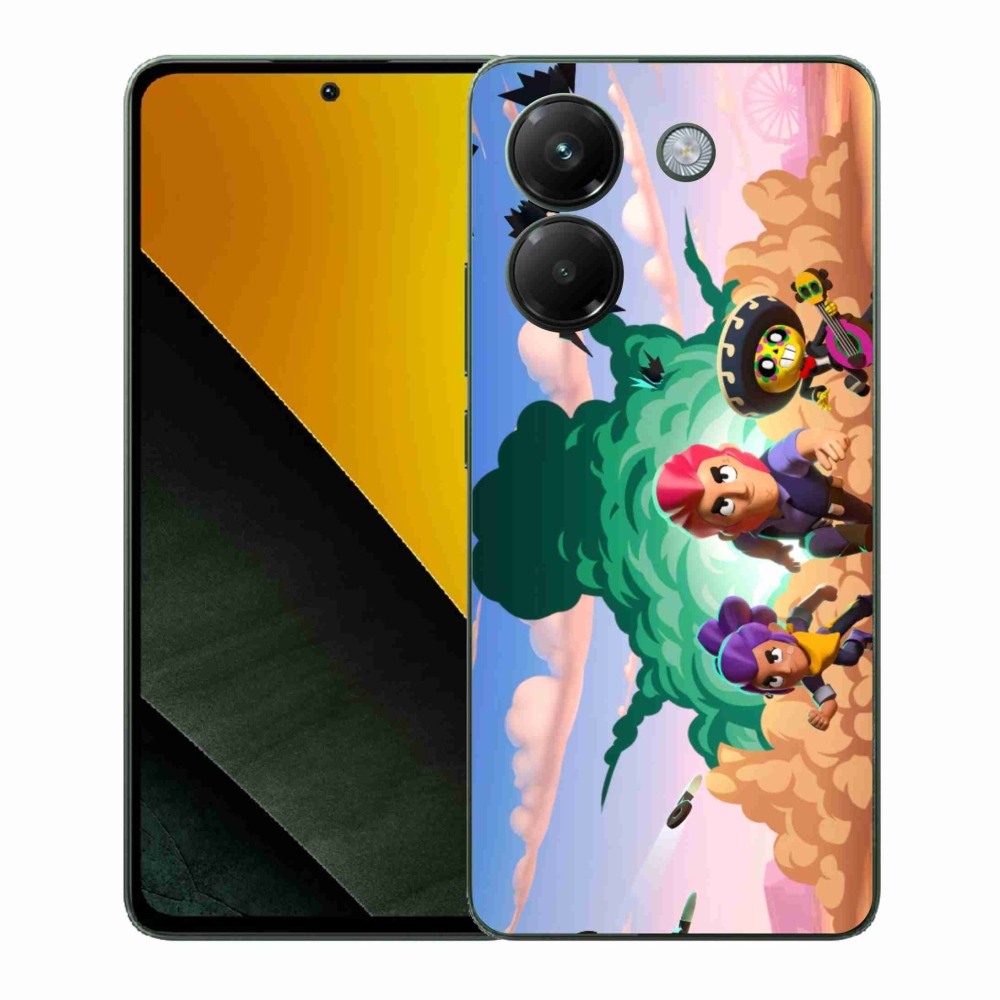 Gélový kryt mmCase na Xiaomi Poco M7 Pro 5G - brawl stars
