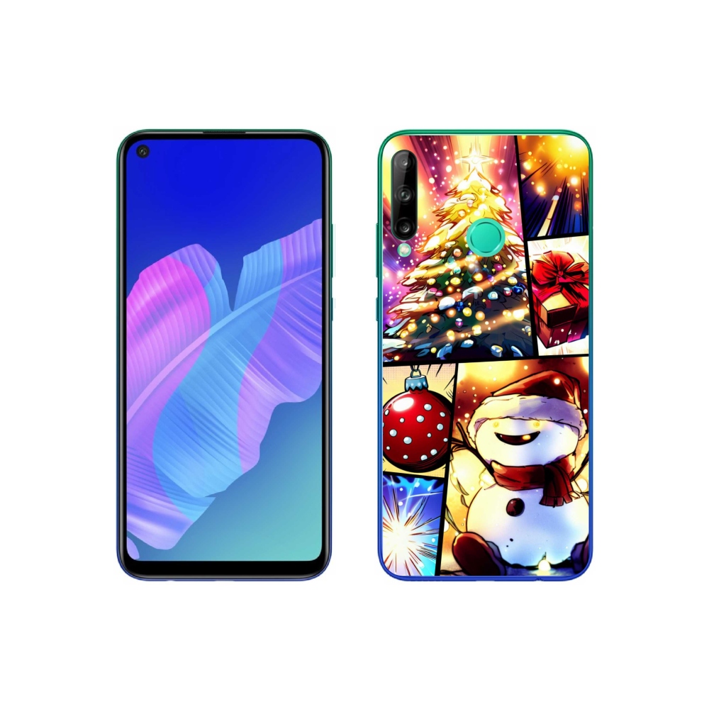 Gélový kryt mmCase na Huawei P40 Lite E - vianočné motívy 1