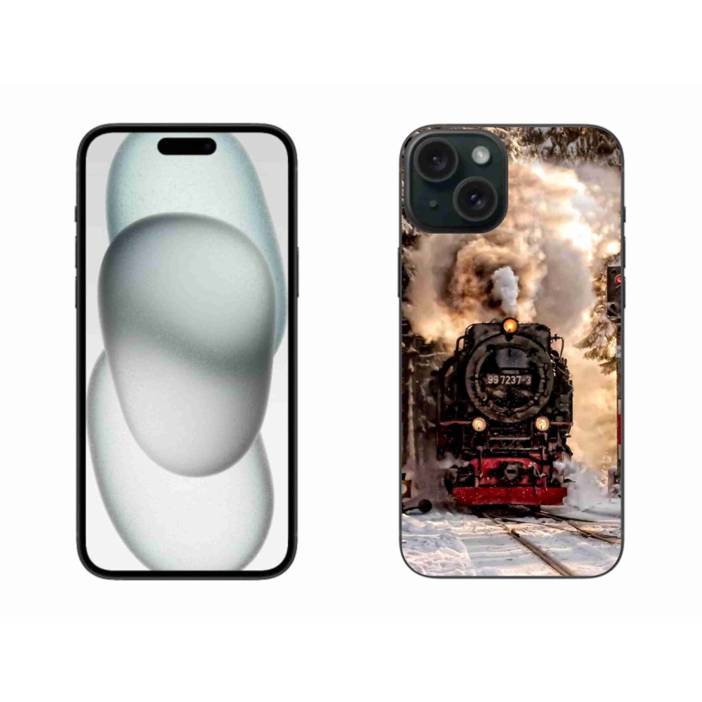 Gélový kryt mmCase na iPhone 15 Plus - vlak