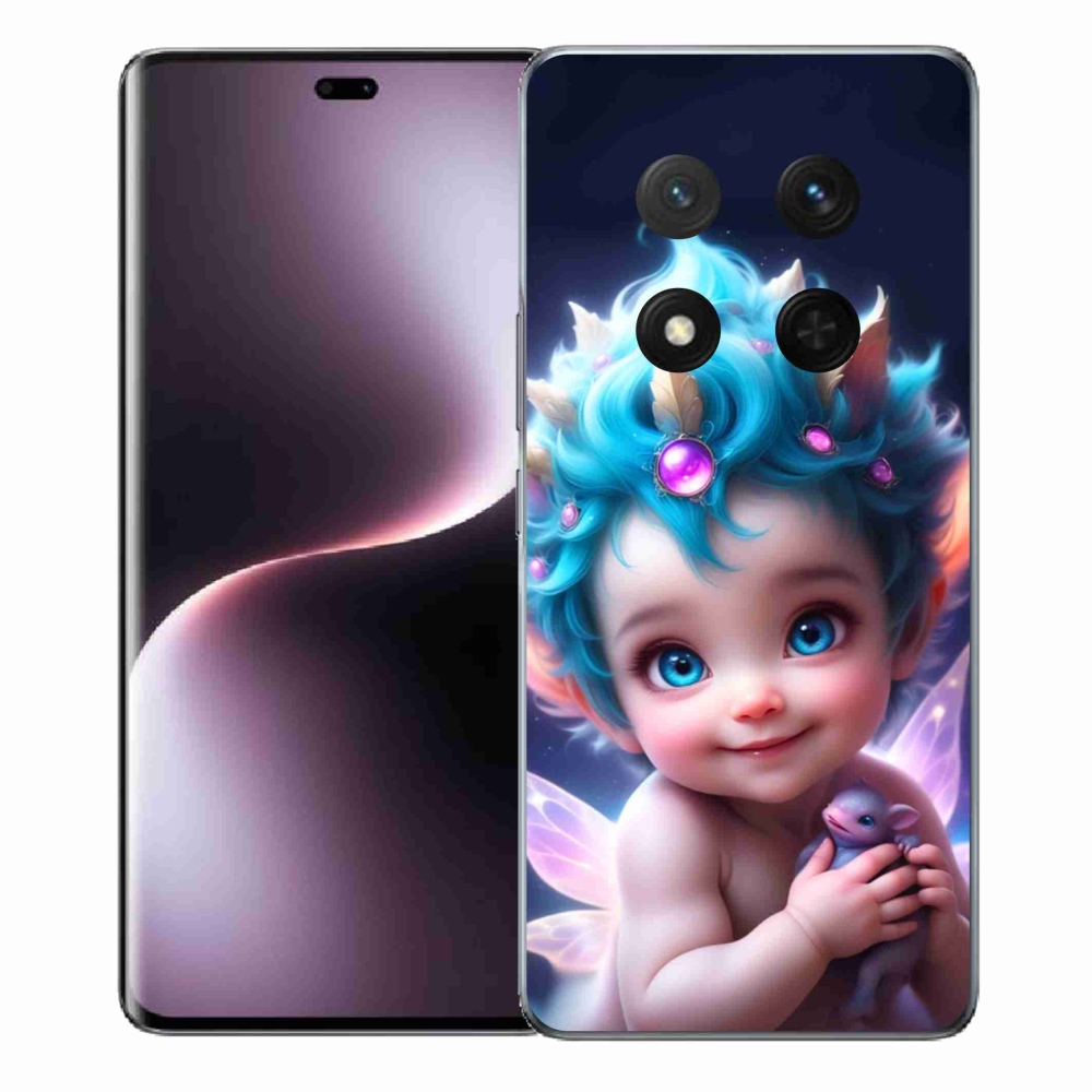 Gélový kryt mmCase na Honor Magic 7 Lite 5G - dieťa s motýlími krídlami