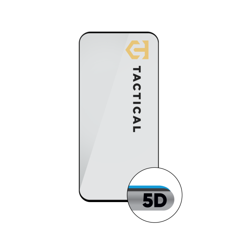 Taktický sklenený štít 5D sklo pre Xiaomi Redmi Note 15 Pro+ Black