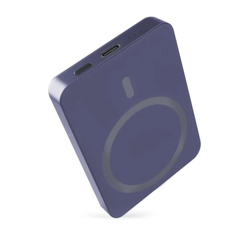 Powerbanka EMOS WI 522, 5000 mAh, 20 W+Wireless - modrá