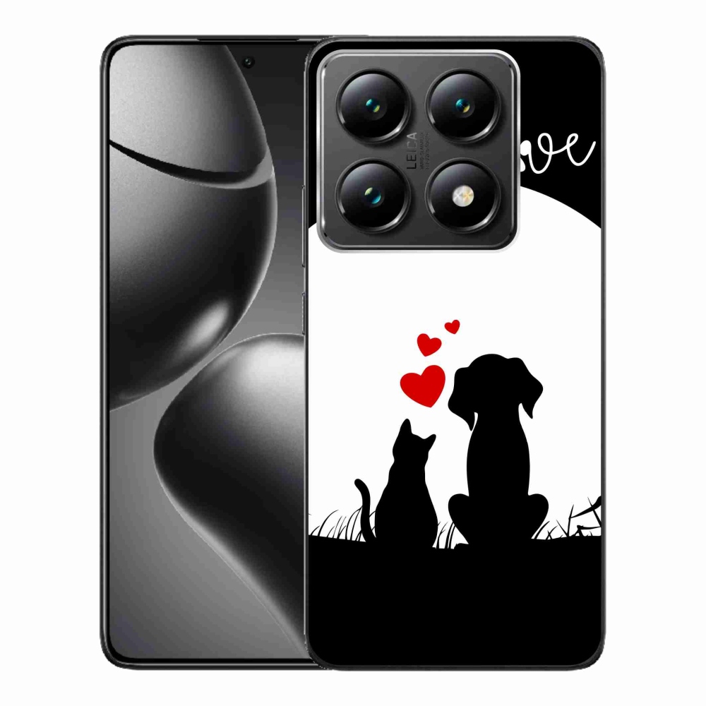Gélový kryt mmCase na Xiaomi 14T Pro - zvieracia láska