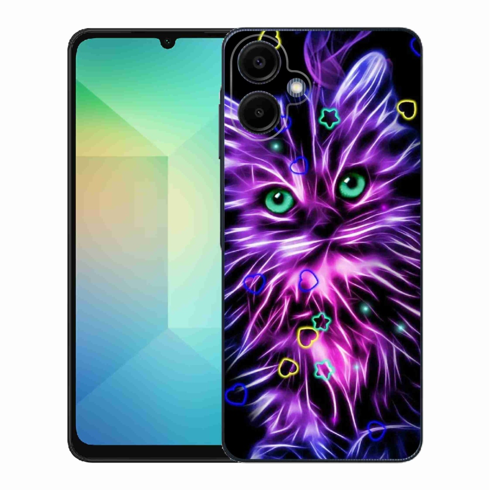 Gélový kryt mmCase na Samsung Galaxy A06 4G - abstraktná mačka