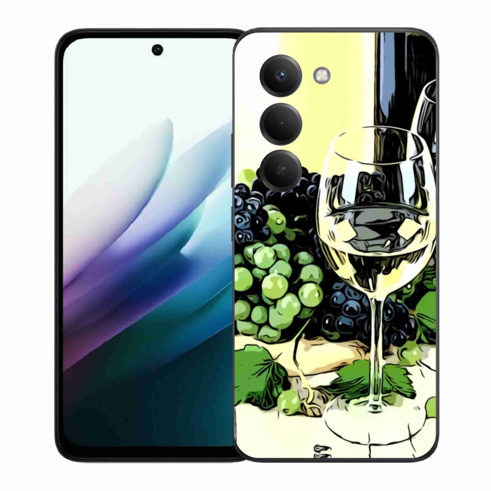 Gélový kryt mmCase na Xiaomi Redmi 15 4G/5G (171mm) - pohár vína