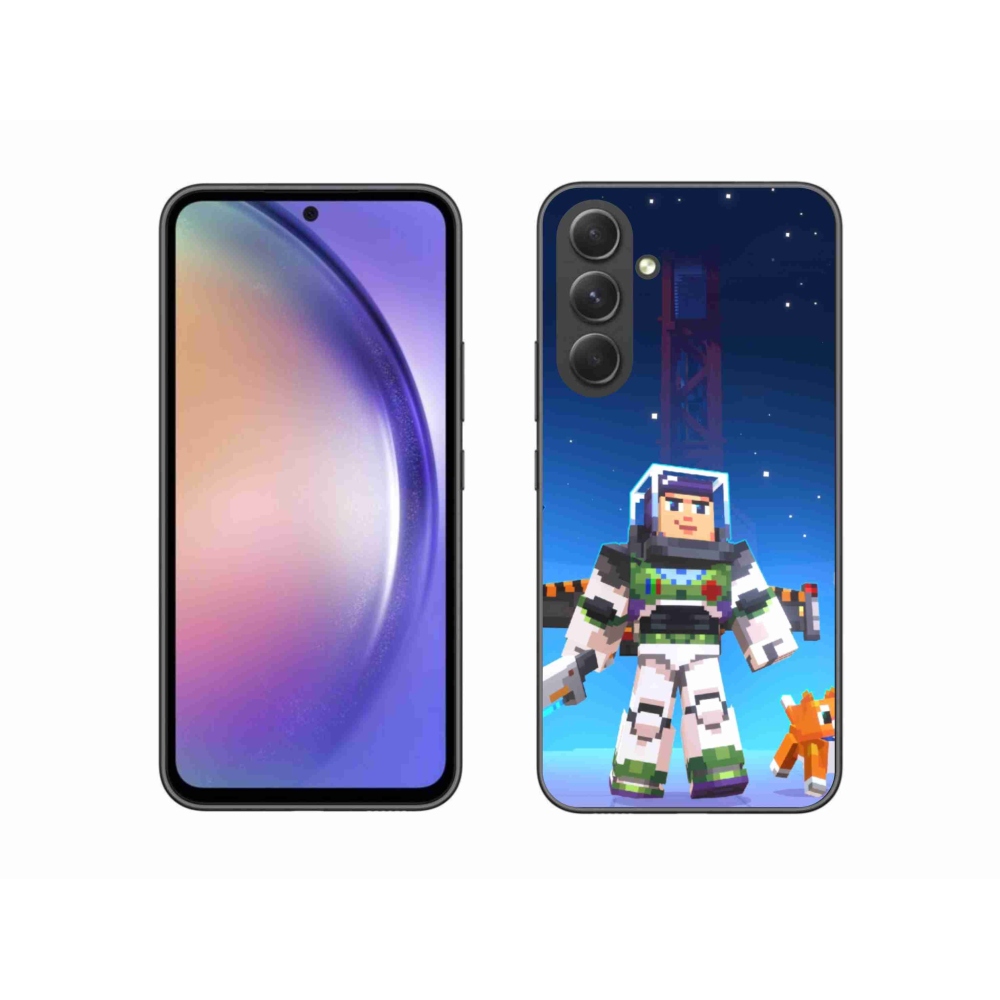 Gélový kryt mmCase na Samsung Galaxy A54 5G - minecraft 2