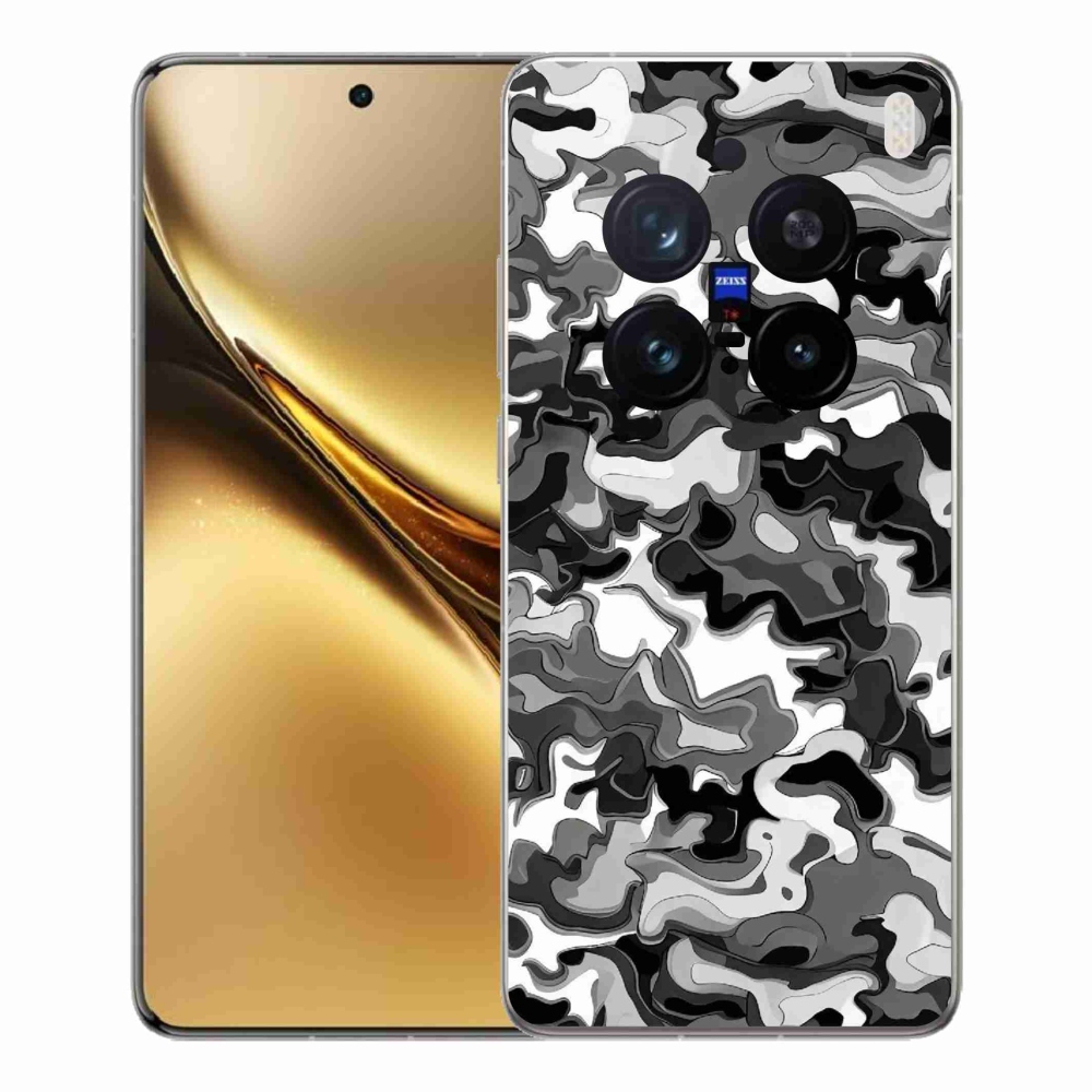 Gélový kryt mmCase na Vivo X200 Pro 5G - maskáčový vzor 3