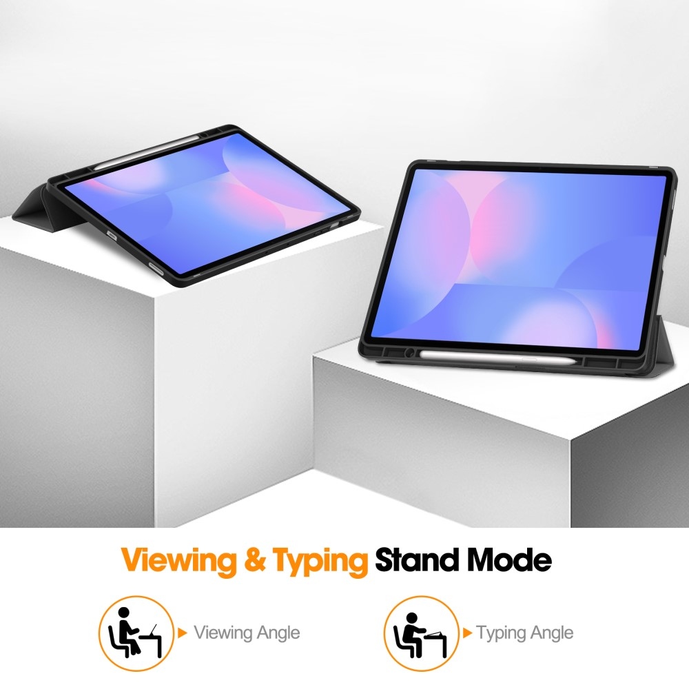 Casy inteligentné zatváracie púzdro na Samsung Galaxy Tab S10 FE+ - šedé