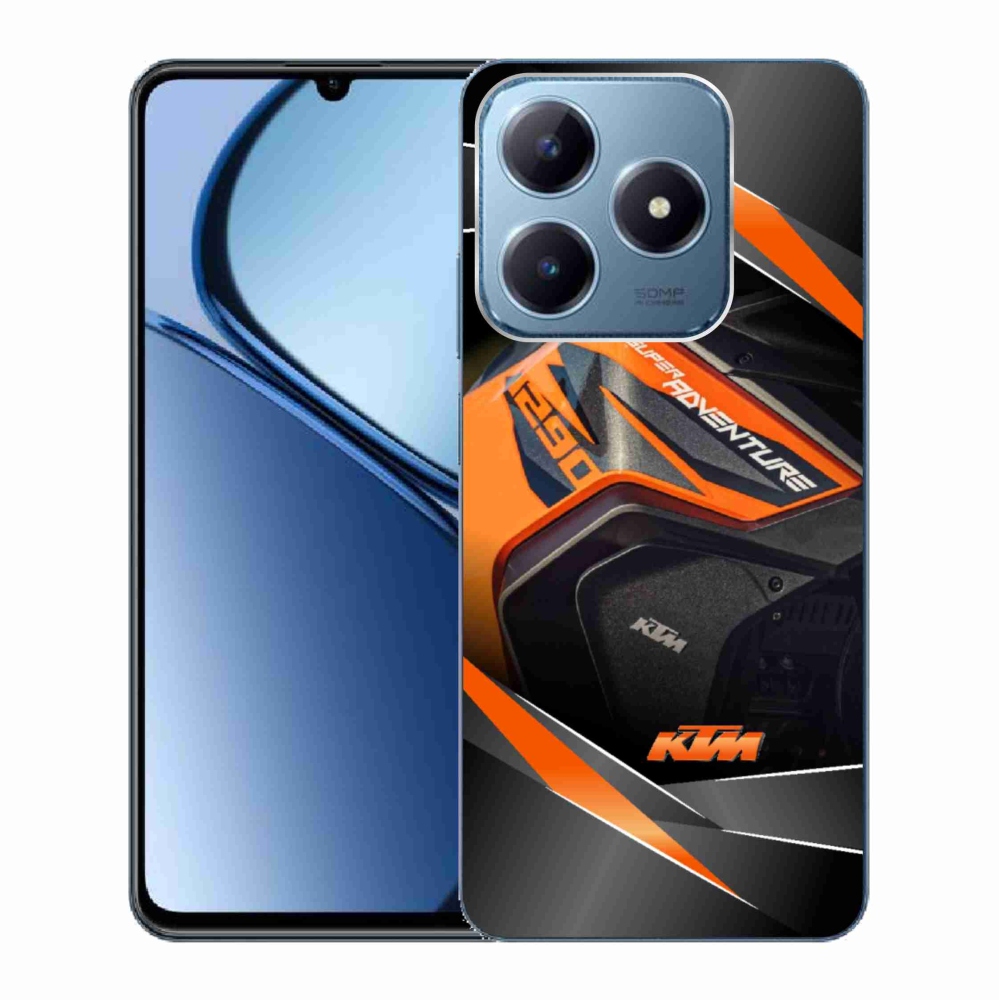 Gélový kryt mmCase na Realme C63 - motorka ktm