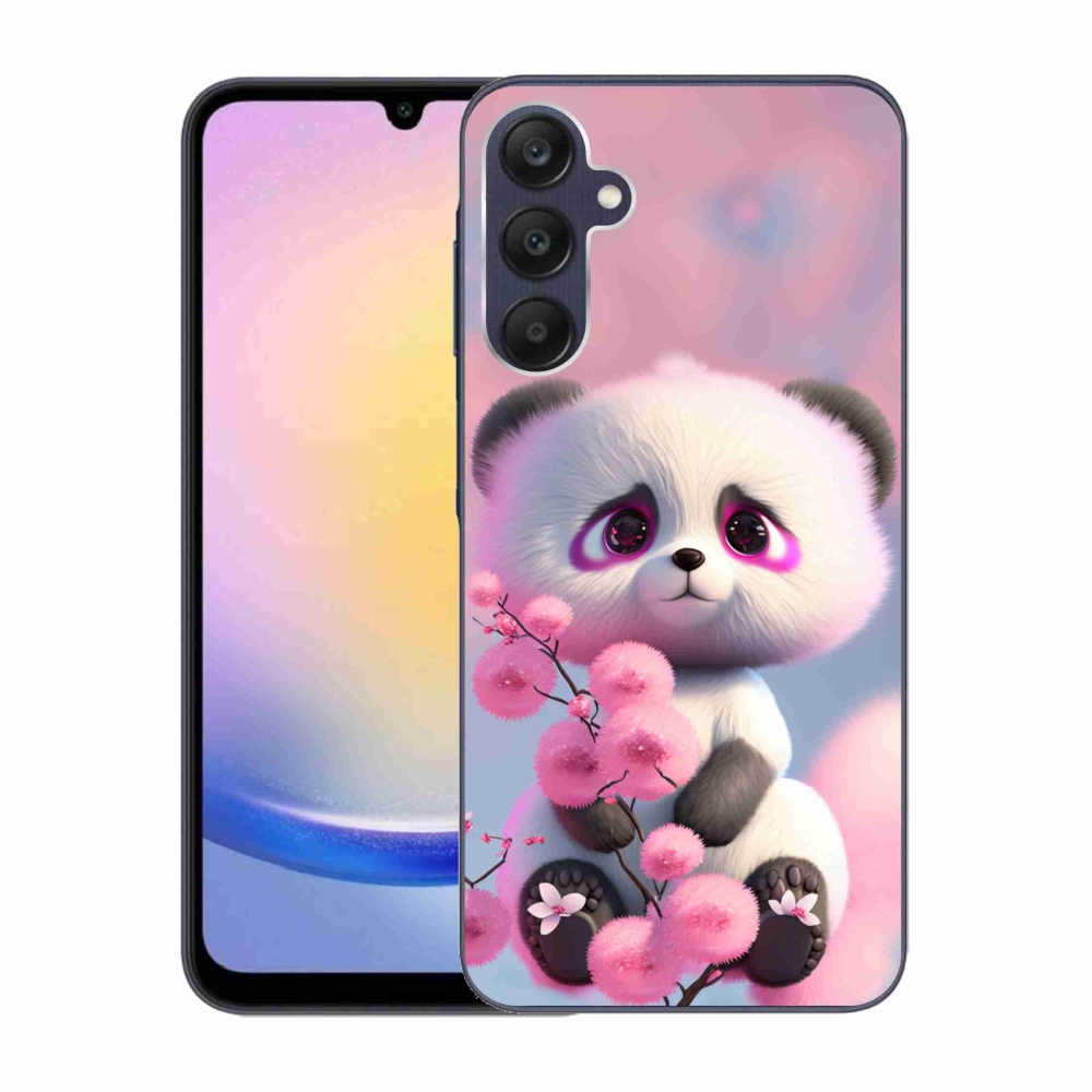 Gélový kryt mmCase na Samsung Galaxy A25 5G - roztomilá panda 1