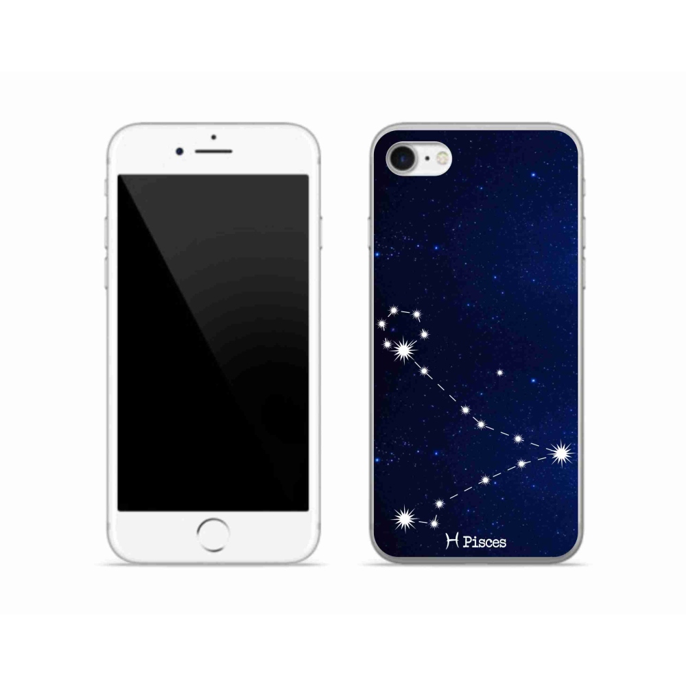 Gélový kryt mmCase na iPhone SE (2022) - súhvezdie Ryby