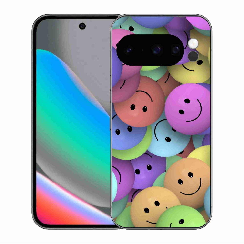Gélový kryt mmCase na Google Pixel 10 Pro - farební smajlíci