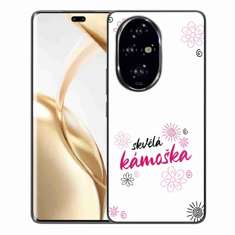 Gélový kryt mmCase na Honor 200 Pro 5G - skvelá kamoška biele pozadie