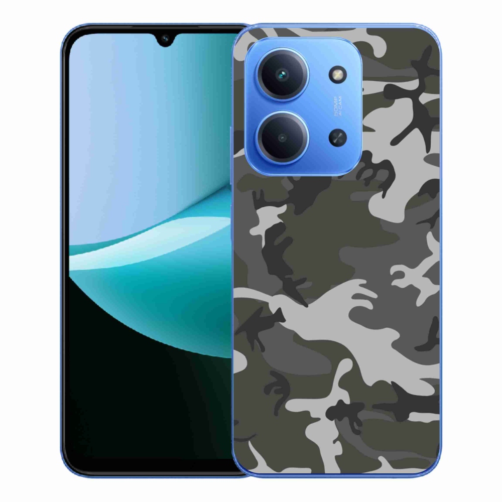 Gélový kryt mmCase na Xiaomi Redmi 15C 4G/5G (173mm) - maskáčový vzor