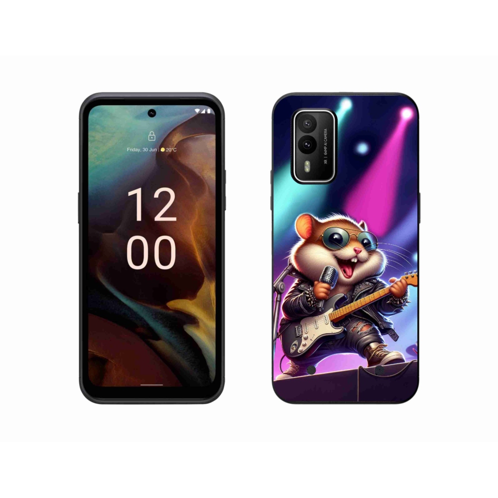 Gélový kryt mmCase na Nokia XR21 - škrečok rocker