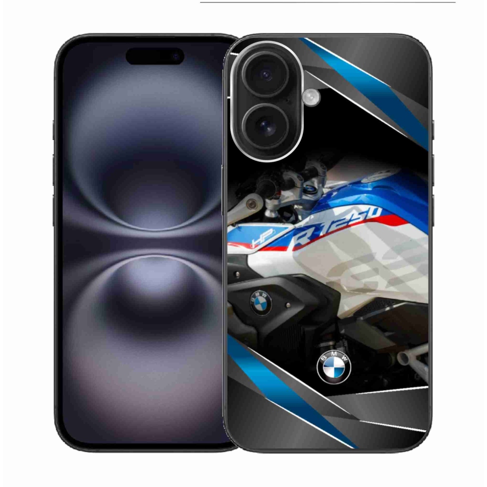 Gélový kryt mmCase na iPhone 16 - motorka bmw 1