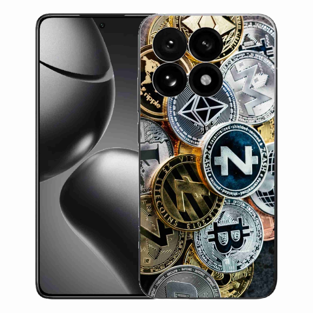 Gélový kryt mmCase na Xiaomi 15T - kryptomeny