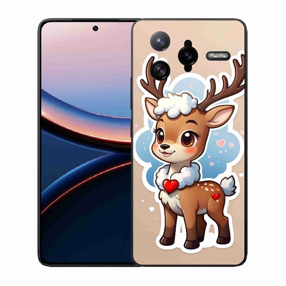 Gélový kryt mmCase na Xiaomi Poco F7 Ultra - kreslený sob