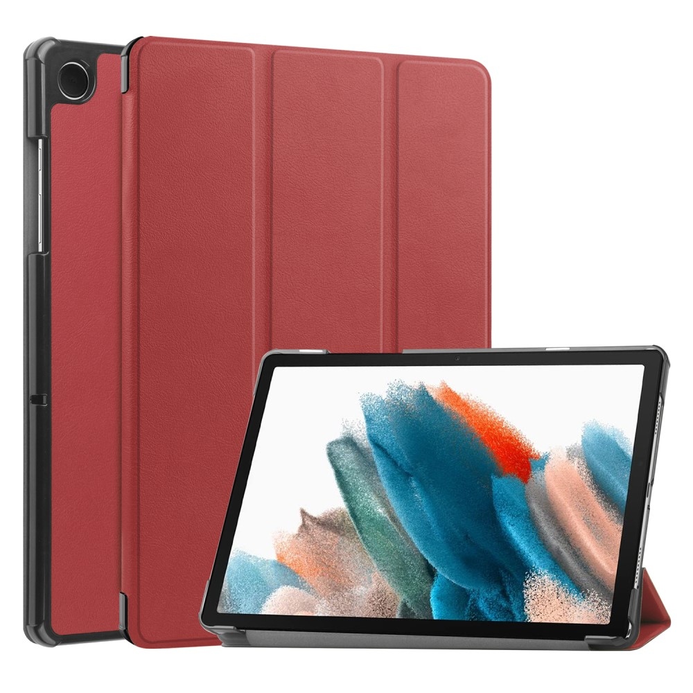 Case chytré zatváracie púzdro na Samsung Galaxy Tab A9 - vínové