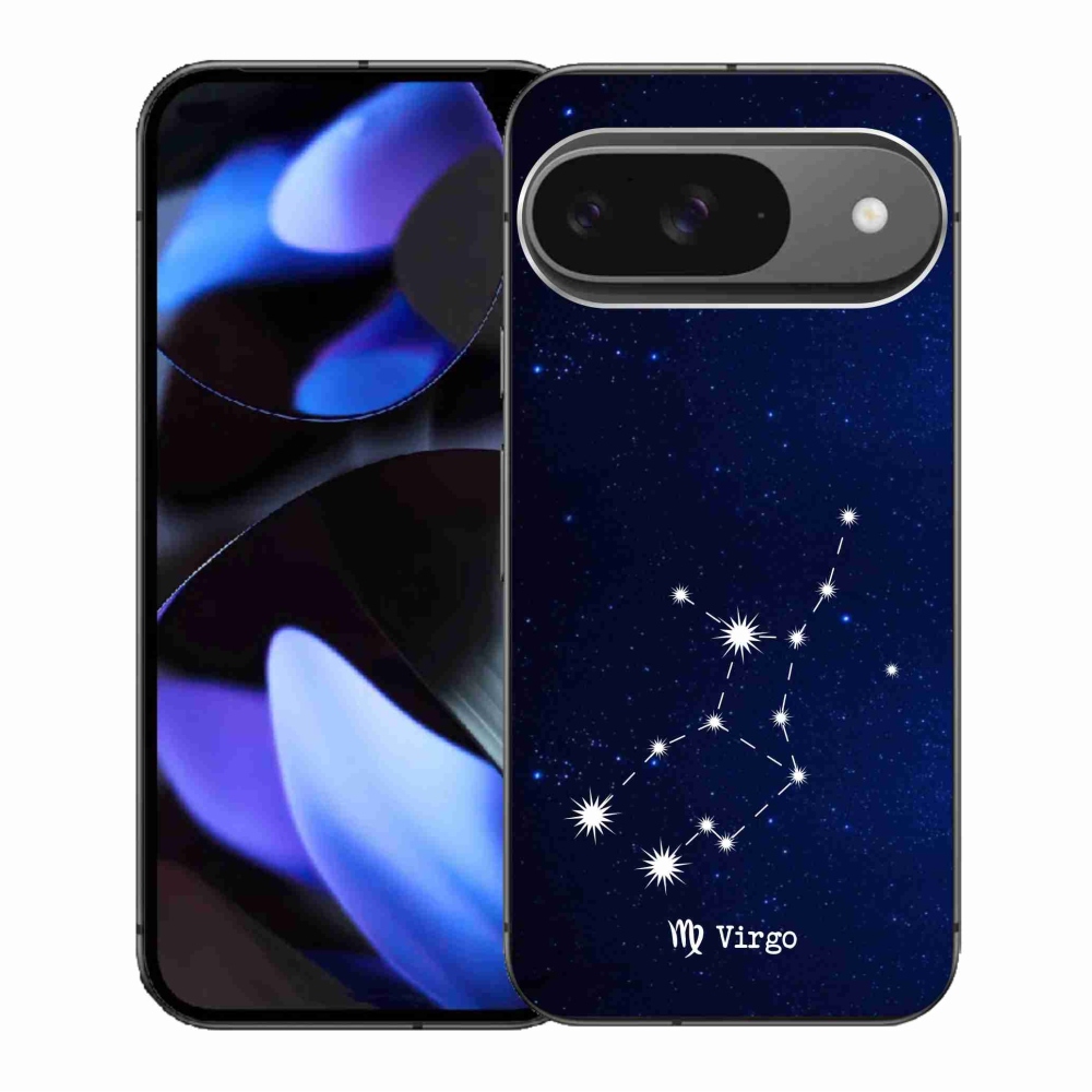 Gélový kryt mmCase na Google Pixel 9/9 Pro - súhvezdie Panny