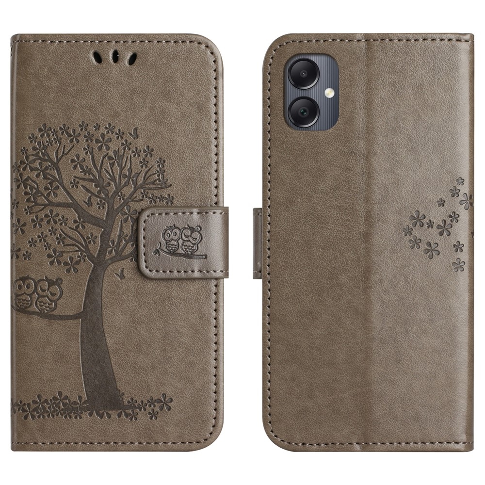 Tree knižkové púzdro na Samsung Galaxy A07 4G - šedé