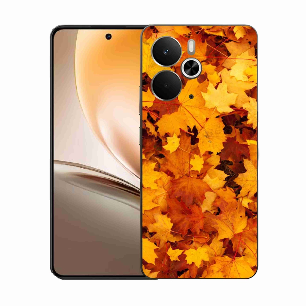 Gélový kryt mmCase na Realme 14 5G - javorové listy